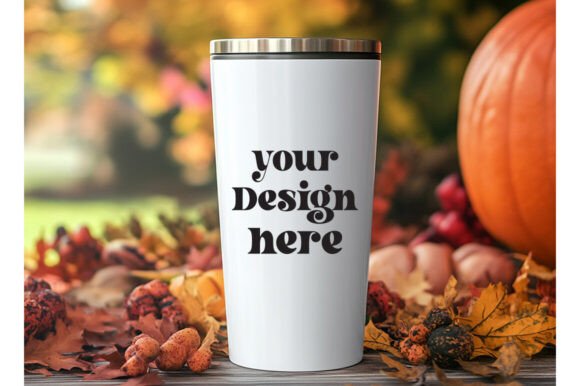 20 Oz Fall Tumbler Mockup 10 - Product Mockups for Handmade Creators