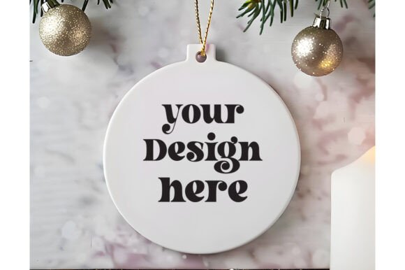 Christmas Ornament Round Sing Mockup 11 Review