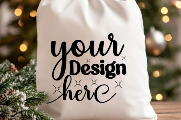 Christmas Santa Sack Mockup Jpg 11 for Product Mockups and Graphics