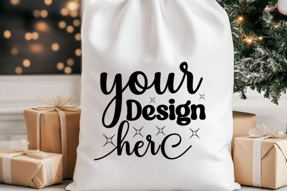Christmas Santa Sack Mockup Jpg 79 for Product Mockups and Graphics