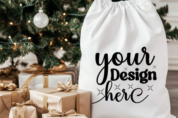 Christmas Santa Sack Mockup Jpg 83 for Product Mockups and Graphics