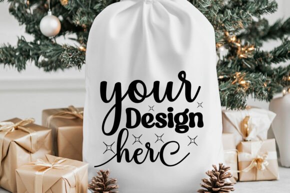 Christmas Santa Sack Mockup Jpg 87 for Graphics and Product Mockups