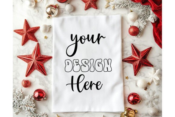 Christmas Towel Mockup 37: A Versatile Graphics Asset for Product Mockups