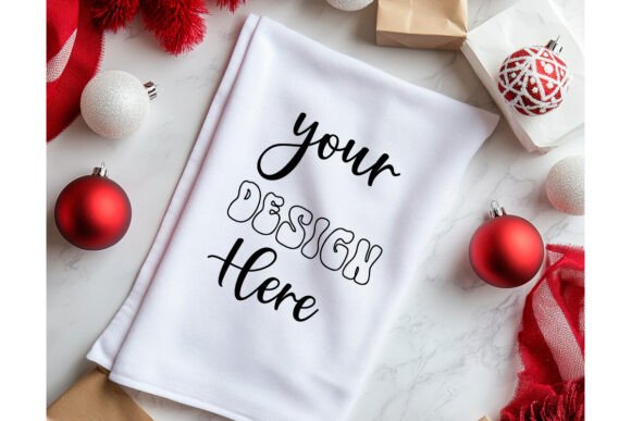 Christmas Towel Mockup 61 for Product Mockups and Graphics
