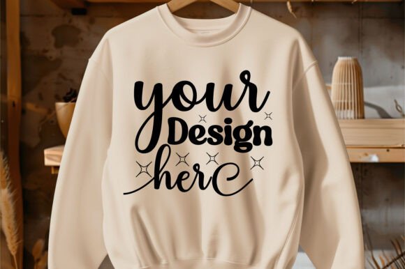 Gildan 18000 Christmas Men Mockup 186 - A Product Mockup for Graphics