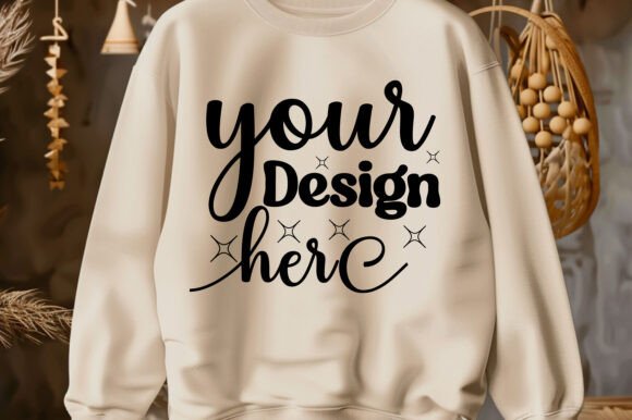 Gildan 18000 Christmas Men Mockup 192 for Graphics and Product Mockups